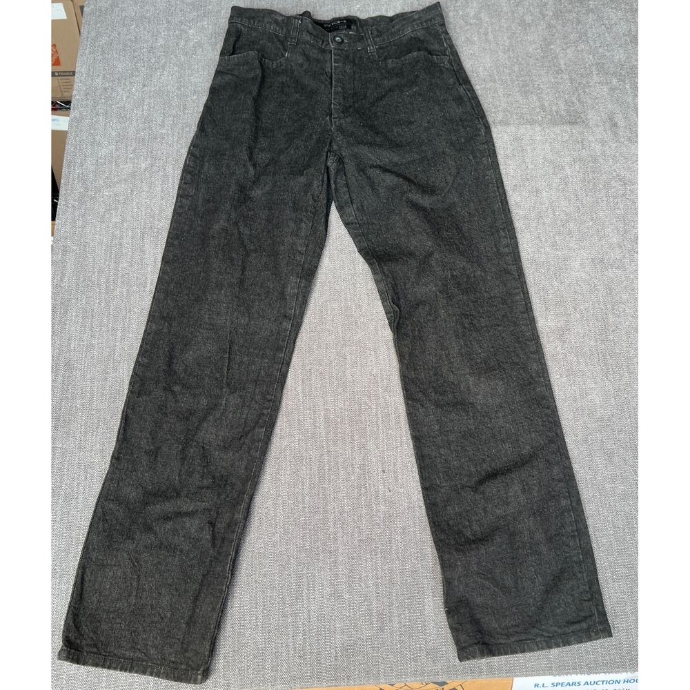 Vintage Kenneth Cole NY Jeans Mens 32x32 Gray Denim Acid Wash Stretch Streetwear